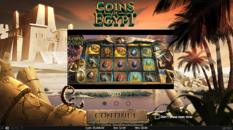 Coins of Egypt gokkast spelen